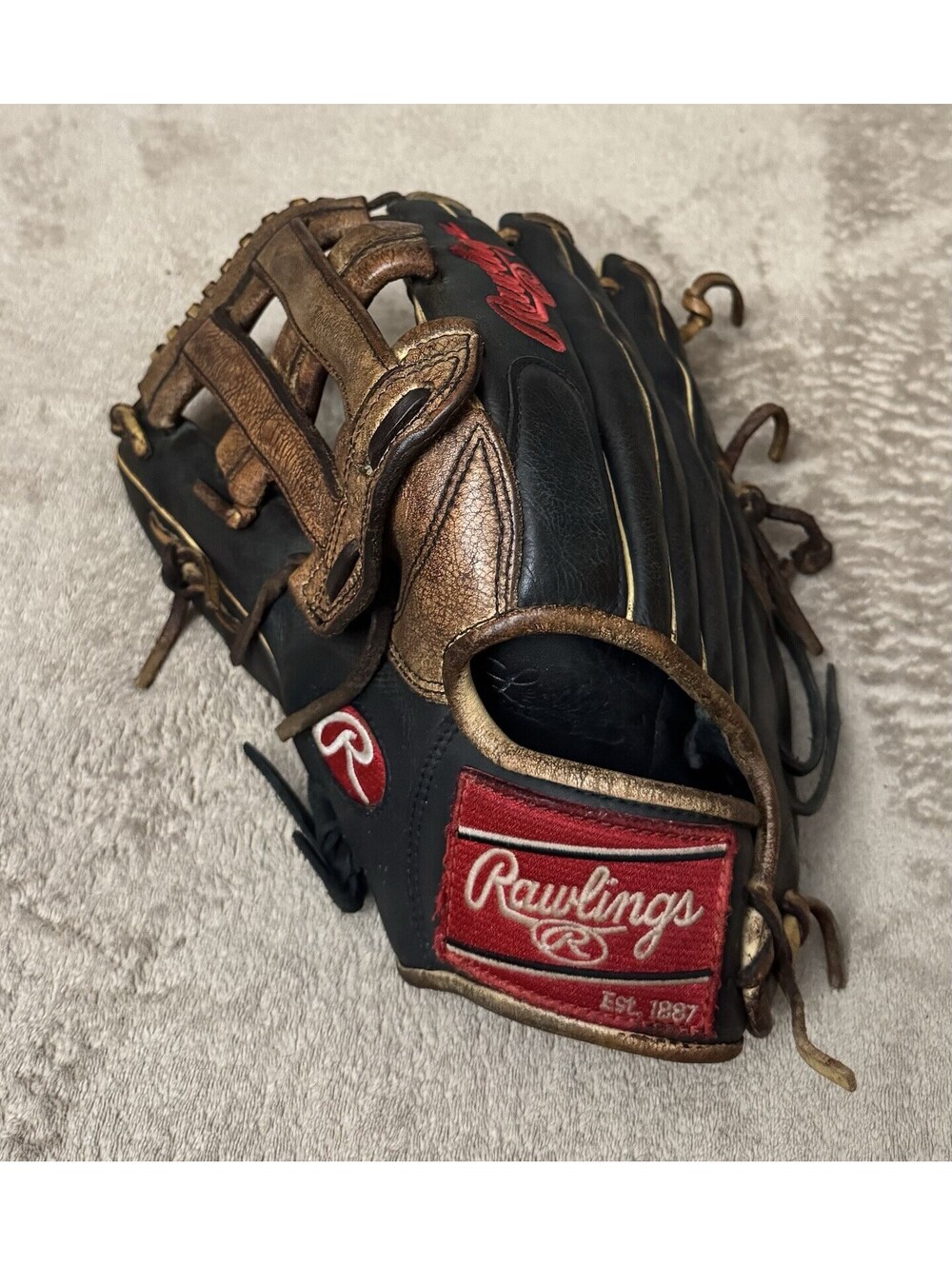 Rawlings Gold Glove Series 12 3/4 Inch-Left Hand Throw-outfield glove-Pro Design
